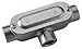Halex 58805 RIGID THREADED CONDUIT BODY TYPE T EACH, 1/2