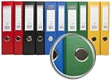 Office Centre 5 Yellow A4 75mm Lever Arch File Metal Edge Folders view 3