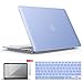 IBENZER Compatible with Old Version MacBook Air 13 Inch Case (2017-2010 Release), Models: A1466/A1369, Plastic Hard Shell Case with Keyboard & Screen Cover for Mac Air 13, Serenity Blue, A1301SRL+2