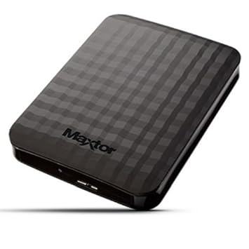 Maxtor M3 Portable, 2 TB Externe Festplatte, 6,3 cm USB 3.0, schwarz