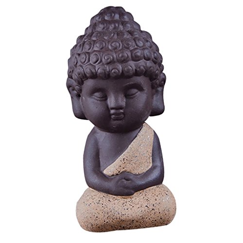 MonkeyJack-4Pieces-Traditional-Little-Buddha-Statue-Monk-Tea-Pet-Decoration-on-Your-KungFu-Tray-Meditation-Accessories-for-Zen-Garden-Sand-Decor