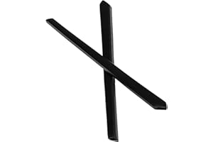 LenzProse Ear Socks Replacement Temple Sleeves for Oakley Socket 5.0 OX3217/Socket 5.5 OX3218 140mm Eyeglasses Frame, Silicone Soft Black Earsocks