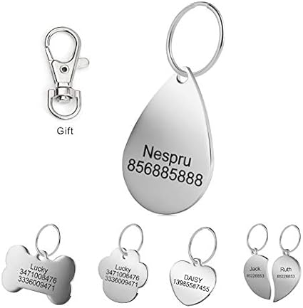 Lyl Acier Inoxydable Pet Id Tags Personnalisé Personnalisée