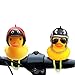 nowxt Cartoon Bike Bell, 2 Pcs Duck Bicycle Bell Squeeze Horns Cycling Bell with LED Light for Kids Sport Outdoor