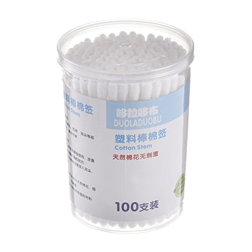 Luerme Baby Cotton Swabs Pure Cotton Buds Double Head (100 Pcs)