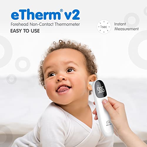 Elepho eTherm Ear & Forehead NonContact Thermometer Infrared & Digital