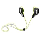 Bluetooth Headphones, ZZSY Wireless Bluetooth Earphone, Stereo In-Ear Noise Cancelling Sweat-proof Sports Headset with Microphone (Green)