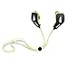 Bluetooth Headphones, ZZSY Wireless Bluetooth Earphone, Stereo In-Ear Noise Cancelling Sweat-proof Sports Headset with Microphone (Green)