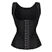 Women's Slimming Body Shaper Mesh Compression Vest with Girdle Tummy High Control (2XL, Black)