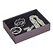 Stackers Purple & Purple Velvet Classic Deep Open jewelry box