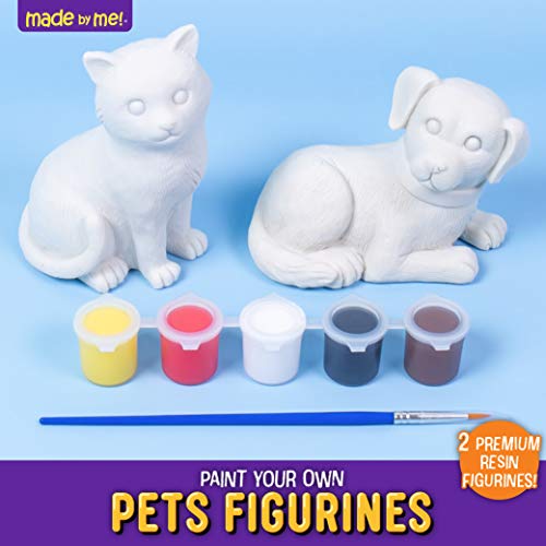 Made By Me Pets Figurines 2 Resin Paintables by Horizon Group USA, Cat