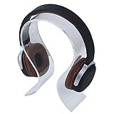 Vivian Acrylic Headphone Display Stand/ Over Ear Headphones Holder/ Headset Hanger Support (Clear)