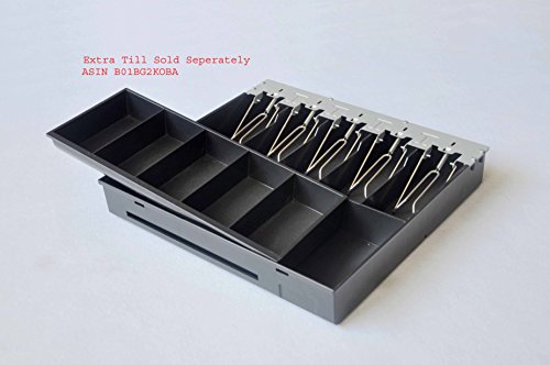 HK SYSTEMS 16" "Stainless Steel" Front WHITE Heavy Duty POS Interface Cash Drawer with 5Bill/5Coin …