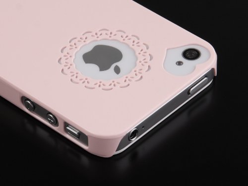 Pandamimi Dexule Baby Pink Cute Girls Ultra-thin Ice Cream Glossy Hard Case Cover for iPhone 4 4S