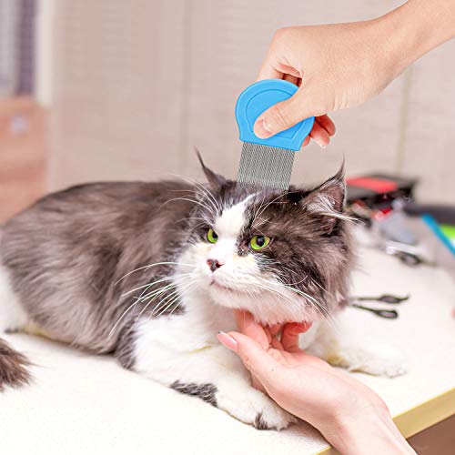 Flea Comb For Dogs Cat Comb Lice Comb Metal Tear Stain Dog Combs Pet