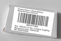 AOLIKES 1500mAh 3.7v Rechargeable Polymer Lithium