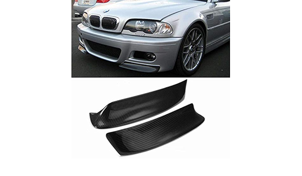 Frente 1pair real de fibra de carbono E46 M3 auto de choque ...