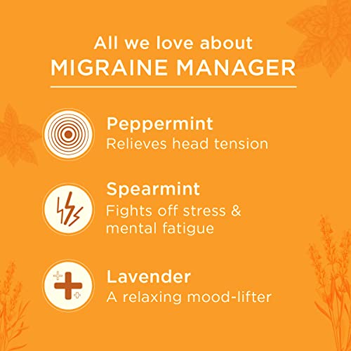 Gya Labs Migraine Manager Essential Oil RollOn (10ml) Aromatherapy