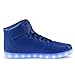 AFFINEST Unisex Adult High Top USB Charging LED Light Shoes Fashion Sneaker For Men Women