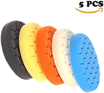 Hex-Logic Polishing Pad kit For Car Polisher, 6inch 150mm(5PCS)