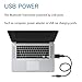 Upgraded USB Transmitter Receiver 2-in-1, Mini Bluetooth V5.0+EDR Adapter for TV PC Headphones Car Home Stereo, Wireless Audio Adapter with 3.5mm AUX, USB Power Supply/No Driver Requiredthumb 4