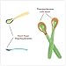 Baby Soft-Tip Spoons Non Toxic BPA Free First Stage Feeding Silicone Hot Infant Safety Spoons, Set of 4 Count