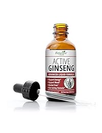 Active Ginseng – Ginseng rojo real solución líquida totalmente natural para absorción de 2...