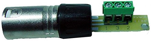 rolls Bare Wire to Male XLR Connector (XLM113