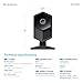Amcrest ProHD Shield Wireless IP Security Camera, 960P 1.3 Megapixel (1280x960P), Two-Way Audio, Super Wide 140° Viewing Angle, MicroSD & Cloud Recording, Digital Zoom, Night Vision, IPM-HX1B (Black)