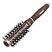 FIXBODY Round Hair Brush with Boar Bristles, Nano Thermal Ceramic, Ionic Tech, Roller Hairbrush for Blow Drying, Curling, Straightening (2.2 inch, Barrel 0.98 inch)