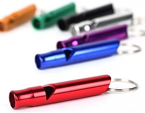 5pcs Emergency Survival Whistle Keyring Mini Outdoor Survival Whistle A13