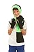 Polar Wear Boys Knit Hat, Scarf and Gloves Set - Black/ Lime