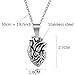 Godyce Anatomical Human Heart Necklace Stainless Steel Jewelry - Gold/Silver Tone Jewelry (Stainless Steel)