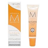 Manuka Secrets Lip Lustre Moisturizing Cream with UMF 18 Manuka Honey and Apricot Oil 0.5oz, Best Lip Balm for Dry, Cracked Lips, Reduces Mouth Wrinkles
