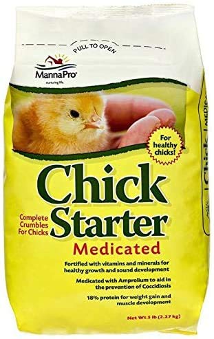 CHICK FEED MEDICATED 5#