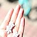 100 Pcs Snowflake Buttons Christmas Wooden 18mm White Buttons for Knitting Sewing DIY Scrapbook Crafts Xmas Decoration