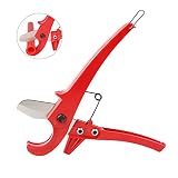 PEX Cutter for Cutting 1/8"-1" PEX Tubings (1/8", 1/4", 3/8", 1/2", 3/4", 1" Diameter) Portable PEX Cutting Tool One-hand Fast Tube Cutter with Clean & Straight Cuts, Not for PVC Pipe