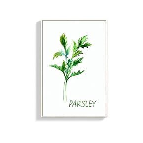 Framed Canvas Wall Art for Living Room, Bedroom Parsley Canvas Prints for Home Decoration Ready to Hang - 16x24 inches