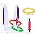 Inflatable Bunny Ears Ring Toss Game ( Air Pump Included ) - Inflatable Toss Game Easter Games for Kids and Adults