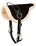 AceRugs New Western English Horse Riding Bareback PAD Premium TREELESS Saddle Leather Stirrups Comfy Horse Saddle TACK