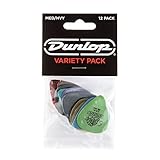 Dunlop PVP102 Pick Variety Pack, Assorted, Medium/Heavy, 12/Player's Pack