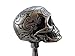 Silver Tone Carved Celtic Zombie Tattoo Skull Head Hot Rod Auto Gear Shift Knob/Decor