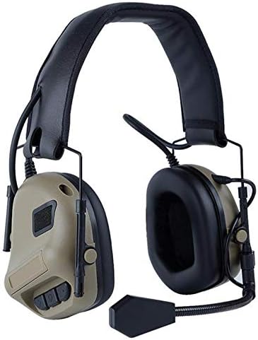 Tactical Headphones Military Communication Headset Earphone Earmuff Anti Noise Interference Headphones for Z.Tactical Series PTT (TAN): Electronics