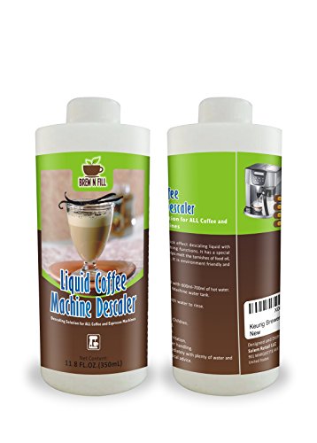 Keurig Brewer Biodegradable Coffee Descaler; Keurig Filter Cleaner and Hard Water Descaler Large 11.8 Ounce Bottle