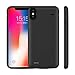 Stingna Battery Charger Stand Cases for Apple iPhone Xs Max 6.5'' 6200mAh Power Bank Case Ultra Slim External Pack Backup Charging case Support Audio (Black)