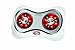 HoMedics Shiatsu Foot Massager with Heat 4 Rotational Heads, 10 Massage Nodes, Therapeutic Kneading & Rolling Warming Massage