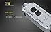 Nitecore Tip Black 360 Lumens USB Rechargeable Keychain Flashlight with LumenTac USB cable - black (more colors available in options)