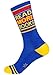 Gumball Poodle READ MORE BOOKS Socks Make A Statement, Unisex Gym Sock: Blue, Red and Yellow