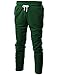 Ohoo Mens Slim Fit Lightweight Training Active Sweatpant