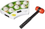 CatchStar Wack A Mole Mouse Fast Reflexes Whack A Mole Game Language Learning Durable Musical Whac Wackamole Educational Toys for Kids Green (White)